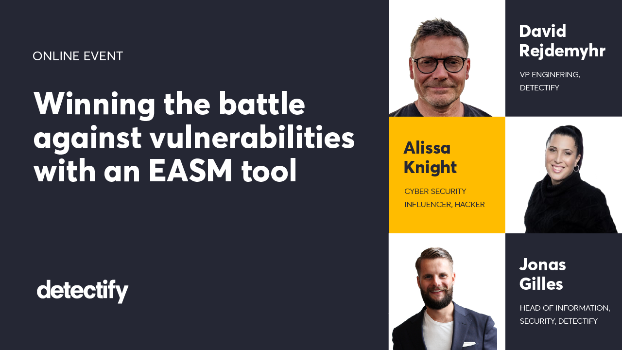 Winning against vulnerabilities with an EASM tool